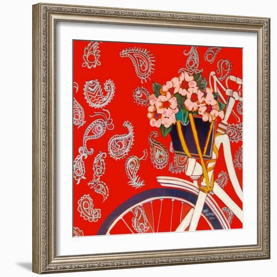 Kate's bike-Linda Arthurs-Framed Giclee Print