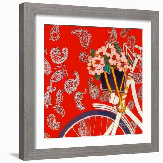 Kate's bike-Linda Arthurs-Framed Giclee Print