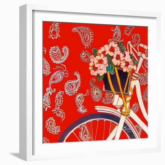 Kate's bike-Linda Arthurs-Framed Giclee Print