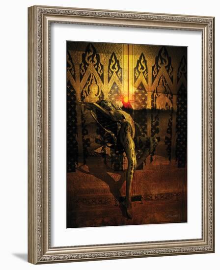 Kate Upton Temple-Daniel Stanford-Framed Art Print