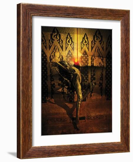 Kate Upton Temple-Daniel Stanford-Framed Art Print