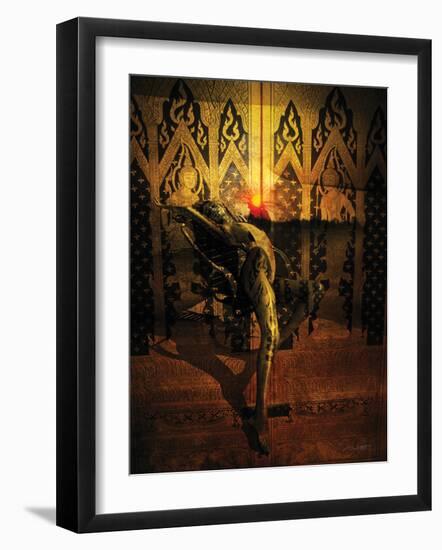 Kate Upton Temple-Daniel Stanford-Framed Art Print