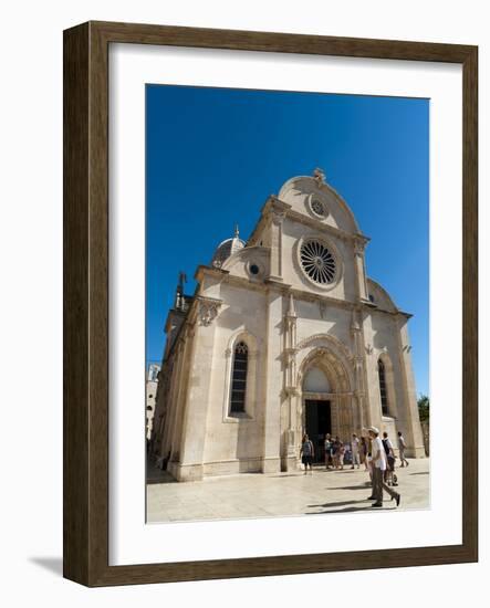 Katedrala Sv. Jakova (St. James Cathedral), UNESCO World Heritage Site, Sibenik, Dalmatia Region, C-Emanuele Ciccomartino-Framed Photographic Print