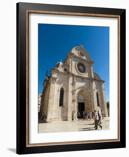 Katedrala Sv. Jakova (St. James Cathedral), UNESCO World Heritage Site, Sibenik, Dalmatia Region, C-Emanuele Ciccomartino-Framed Photographic Print