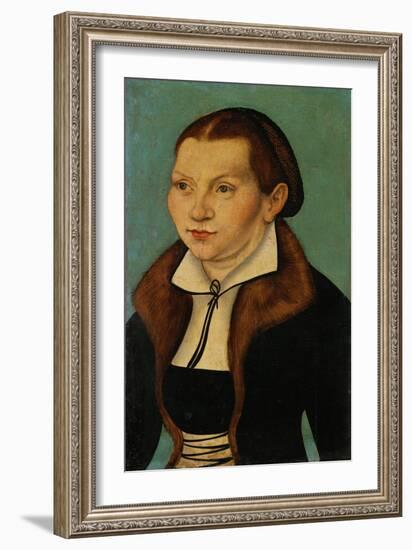 Katharina Von Bora, Martin Luther's Wife-Lucas Cranach the Elder-Framed Giclee Print