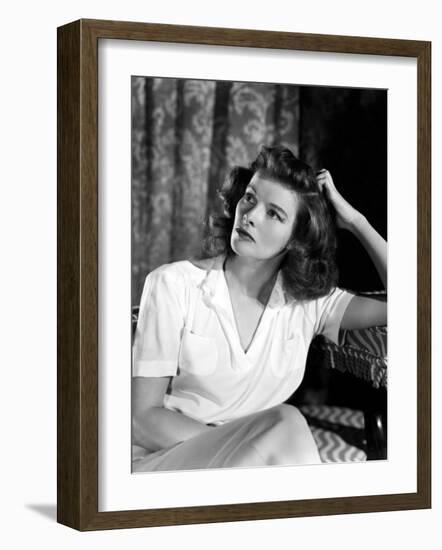 Katharine Hepburn, 1940s-null-Framed Photo