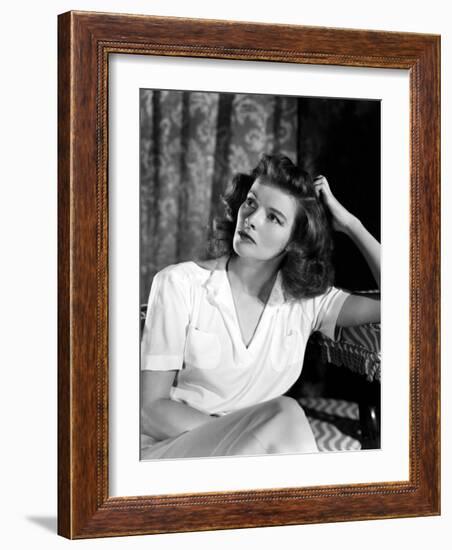 Katharine Hepburn, 1940s-null-Framed Photo