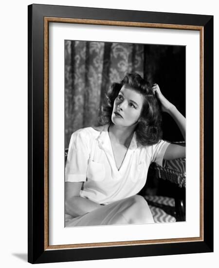 Katharine Hepburn, 1940s-null-Framed Photo