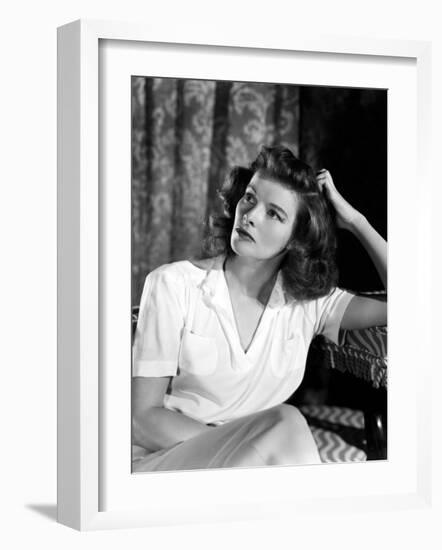 Katharine Hepburn, 1940s-null-Framed Photo