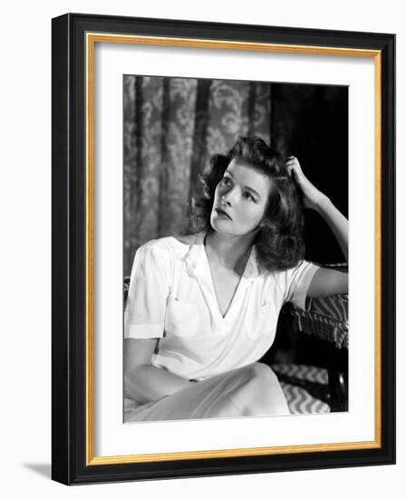 Katharine Hepburn, 1940s-null-Framed Photo