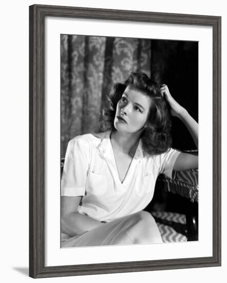 Katharine Hepburn, 1940s-null-Framed Photo