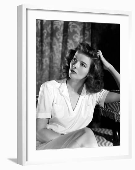 Katharine Hepburn, 1940s-null-Framed Photo