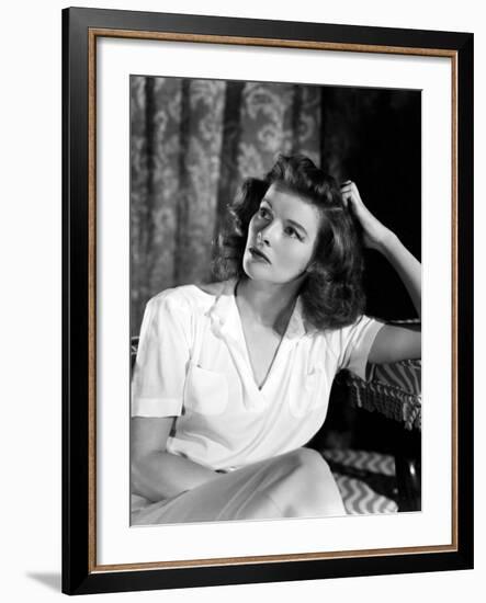 Katharine Hepburn, 1940s-null-Framed Photo