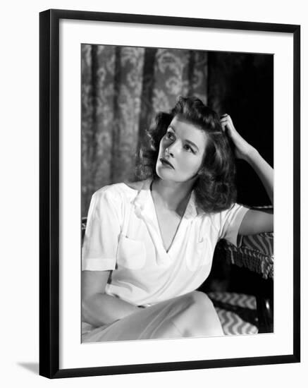 Katharine Hepburn, 1940s-null-Framed Photo