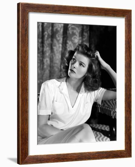 Katharine Hepburn, 1940s-null-Framed Photo