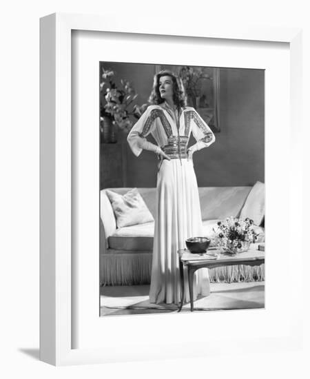 Katharine Hepburn, The Philadelphia Story, 1940-null-Framed Photographic Print