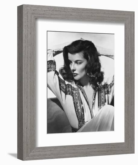 Katharine Hepburn, The Philadelphia Story, 1940-null-Framed Photographic Print