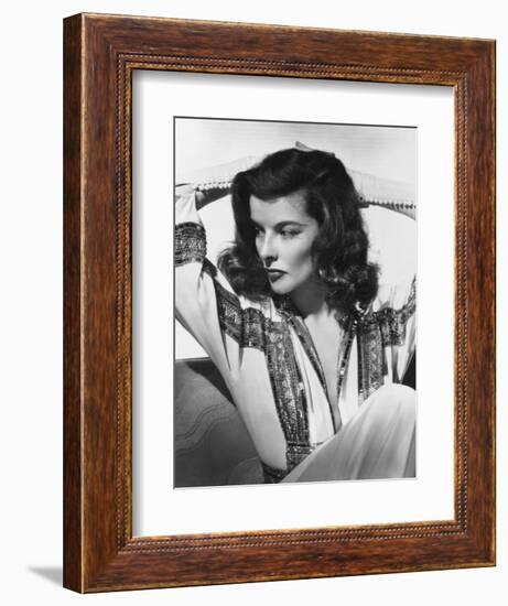 Katharine Hepburn, The Philadelphia Story, 1940-null-Framed Photographic Print