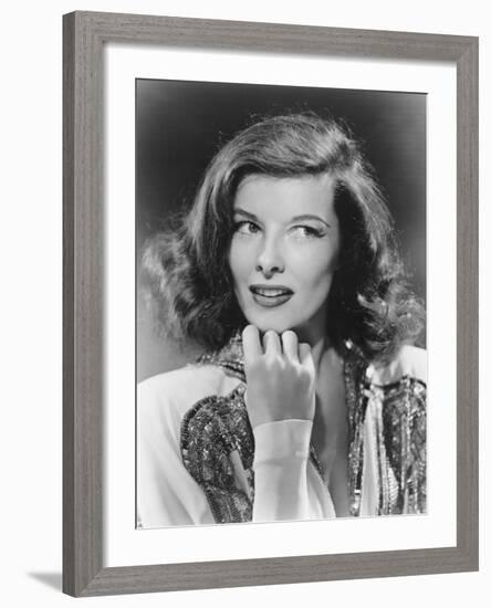 Katharine Hepburn, The Philadelphia Story, 1940-null-Framed Photographic Print