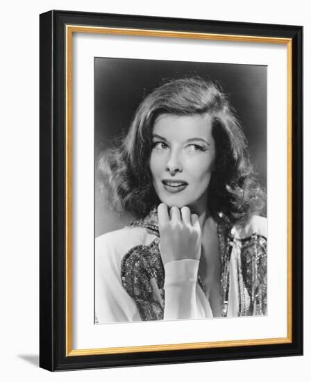 Katharine Hepburn, The Philadelphia Story, 1940-null-Framed Photographic Print