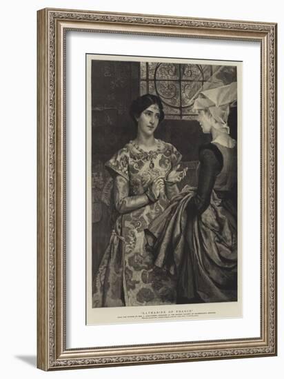 Katharine of France-Sir Lawrence Alma-Tadema-Framed Giclee Print