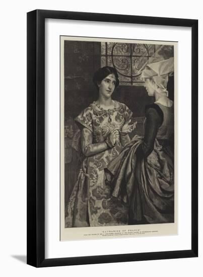 Katharine of France-Sir Lawrence Alma-Tadema-Framed Giclee Print