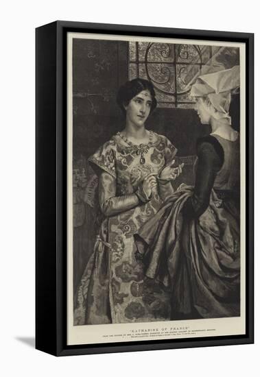 Katharine of France-Sir Lawrence Alma-Tadema-Framed Premier Image Canvas