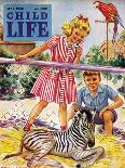 Baby Zebra - Child Life, May 1946-Katherine Wireman-Giclee Print