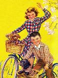 Spring Bike Ride - Child Life, March 1946-Katherine Wireman-Framed Giclee Print