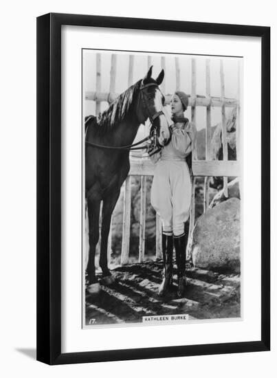 Kathleen Burke, American Film Actress, C1938-null-Framed Giclee Print