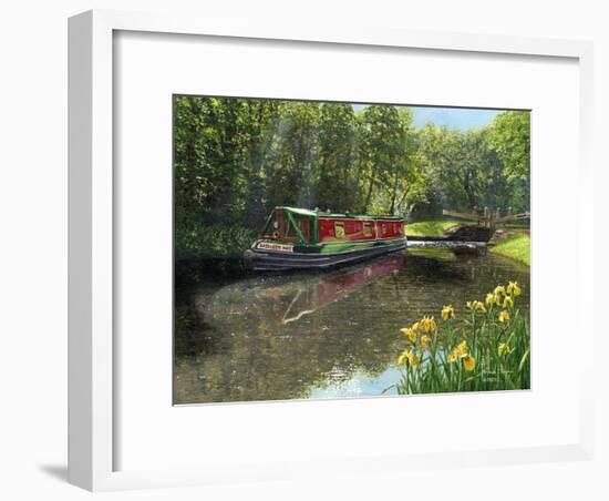 Kathleen May Chesterfield Canal Notts-Richard Harpum-Framed Art Print