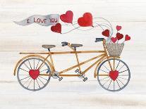 Rustic Valentine Bushel Basket-Kathleen Parr McKenna-Art Print