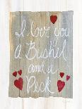 Rustic Valentine Heart I-Kathleen Parr McKenna-Framed Art Print