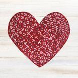 Rustic Valentine Heart III-Kathleen Parr McKenna-Framed Art Print