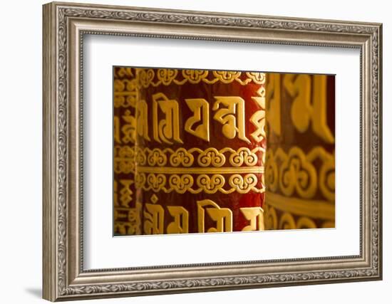 Kathmandu Nepal Prayer Wheels at the Drikung Kagyu Richening Monastery-Bill Bachmann-Framed Photographic Print