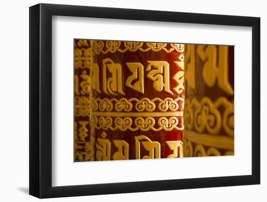 Kathmandu Nepal Prayer Wheels at the Drikung Kagyu Richening Monastery-Bill Bachmann-Framed Photographic Print