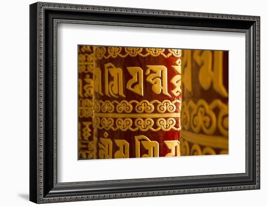 Kathmandu Nepal Prayer Wheels at the Drikung Kagyu Richening Monastery-Bill Bachmann-Framed Photographic Print