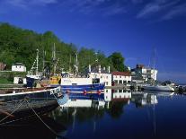 Boats on Water and Waterfront at Neuk of Fife, Anstruther, Scotland, United Kingdom, Europe-Kathy Collins-Photographic Print