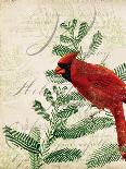 Teal Hummingbirds II Flower-Katie Pertiet-Art Print