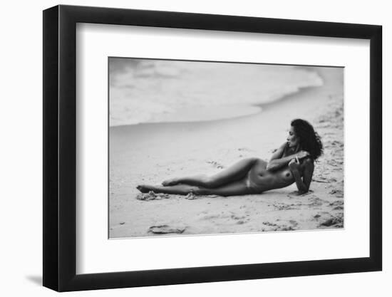 Katrin and the Sea-Zachar Rise-Framed Photographic Print