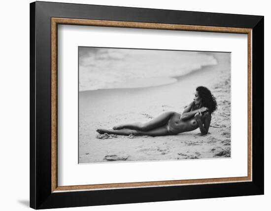 Katrin and the Sea-Zachar Rise-Framed Photographic Print