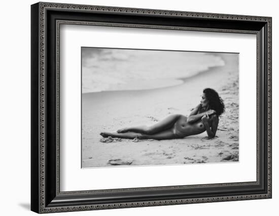 Katrin and the Sea-Zachar Rise-Framed Photographic Print