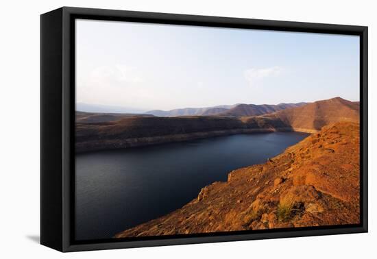 Katse Dam, Lesotho, Africa-Christian Kober-Framed Premier Image Canvas