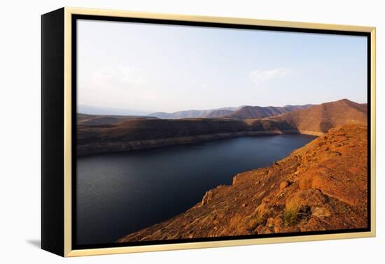 Katse Dam, Lesotho, Africa-Christian Kober-Framed Premier Image Canvas