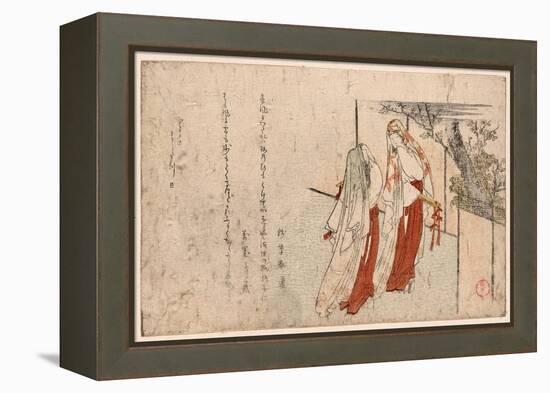 Katsugi No Futari No Onna-Kubo Shunman-Framed Premier Image Canvas