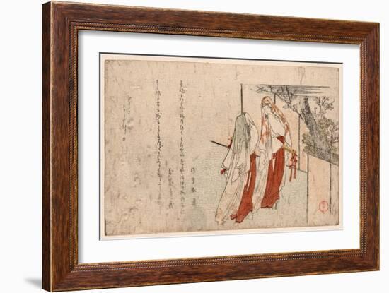 Katsugi No Futari No Onna-Kubo Shunman-Framed Giclee Print