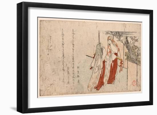 Katsugi No Futari No Onna-Kubo Shunman-Framed Giclee Print