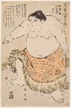 Combat De Sumo Entre Naritaki Et Higashiseki. Estampe De Shun'ei, Katsukawa (1762-1819), 1790 - Sum-Katsukawa Shun'ei-Giclee Print