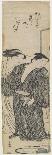 Waitress Okita of Naniwaya Teahouse, 1792-1793-Katsukawa Shuncho-Giclee Print