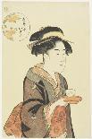 Yanagi No Niwa-Katsukawa Shuncho-Mounted Giclee Print